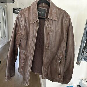VintageMarc New York Medium Brown Leather Jacket (Worn on the set of Good Girls)